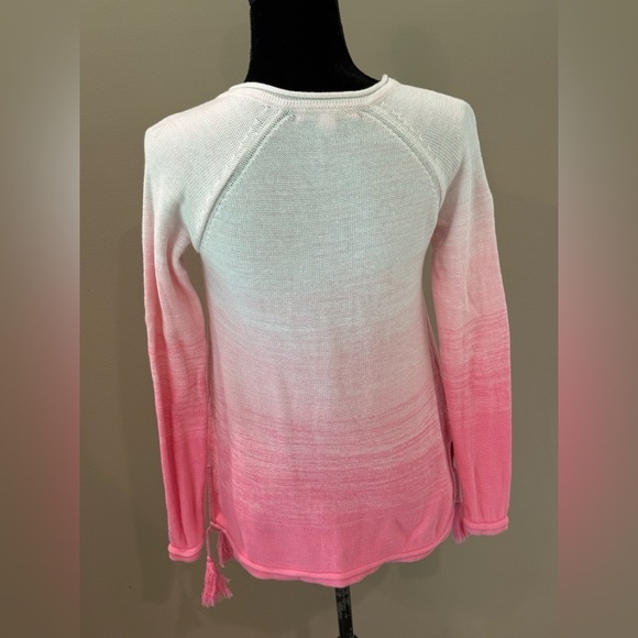 Women’s LILLY PULITZER Jody V-Neck Sweater HAVANA- PINK MARLED OMBRE. Size XS - Picture 7 of 15